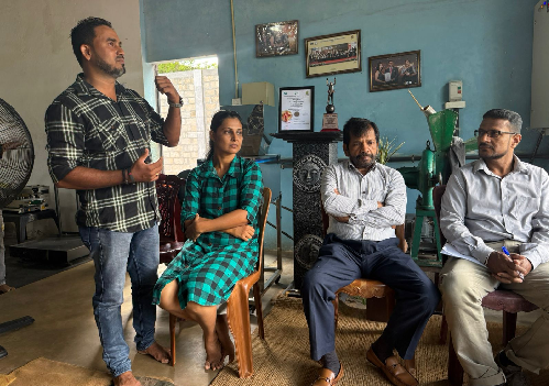 Photo 511: The SAPP NSC team visited Mr. Seneviratne’s award winning Grinding mill upgraded to a high-tech rice mill on SAPP YED funded loan and grant, Tambuttegama, in Anuradhapura district on 2 Sep 2025
